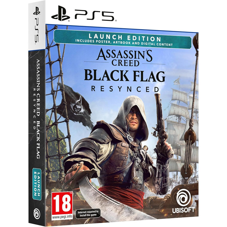 خرید بازی Assassin's Creed: Black Flag Resynced نسخه Launch برای PS5 خرید بازی Assassin's Creed: Black Flag Resynced نسخه Launch برای PS5