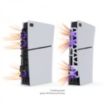 خرید فن Dobe RGB مخصوص PS5 اسلیم - سیاه